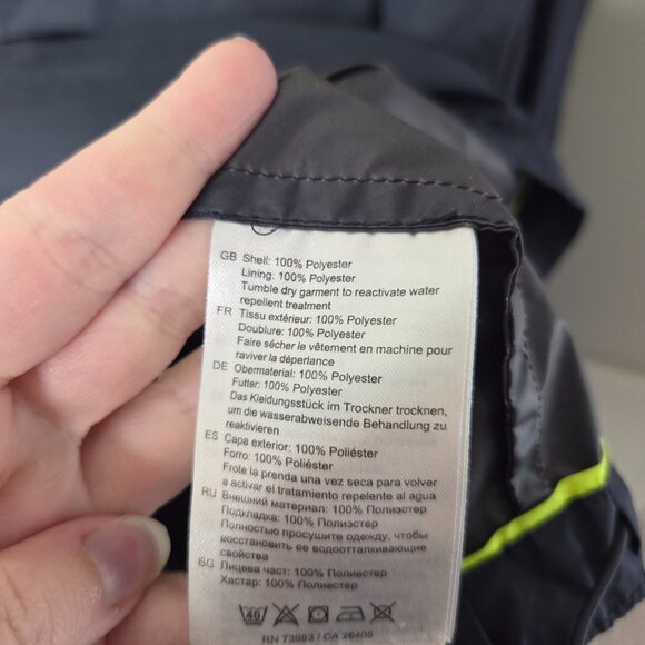 HELLY HANSEN Navy Waterproof Popover Rain Gear - Picture 7 of 9